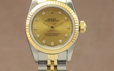 Rolex Oyster Perpetual Lady 67193 Stahl-Gold